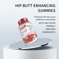 Gummies OEM Maca Plus pour le rehaussement des fesses, l'agrandissement des cuisses, le raffermissement et l'amélioration des courbes, Gummies BBL 100% Herbes Naturelles, Produits de Beauté