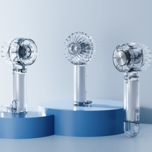 Xách Tay Pha Lê Trong Suốt Cầm Tay <span class=keywords><strong>Fan</strong></span> Xách Tay Mini <span class=keywords><strong>USB</strong></span> Cầm Tay <span class=keywords><strong>Fan</strong></span> Có Thể Sạc Lại Thiết Kế Trong Suốt Cho Cắm Trại Ngoài Trời - Product Image 3