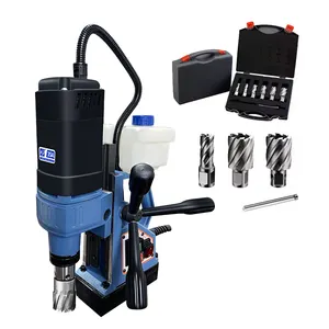 Portable Electromagnetic Drill Presses 35mm Annular Cutter Steel Cor Drilling Machine