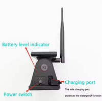 Caméra de recul solaire sans fil à écran partagé quadri-vue IPS 7 pouces 4CH, vision nocturne étanche réglable à 180°, kit d'enregistrement 1080P