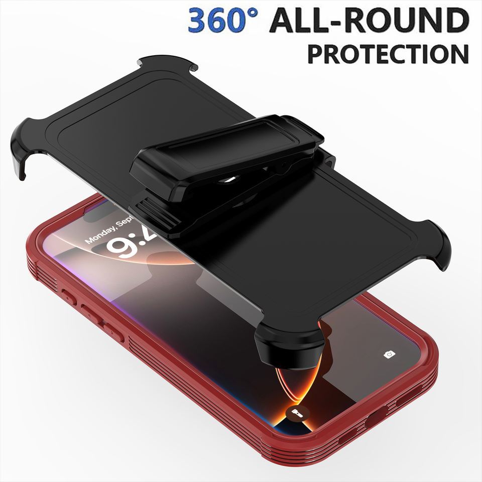 360° Shockproof Hybrid Phone Case for iPhone 17 16 15 14 13 - Image 2