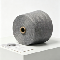 5# Grey 16S 100% Polyester Spun Yarn High Tenacity Raw for Sewing Heavy-duty Socks Thick Knitted Goods and Workwear Fabrics