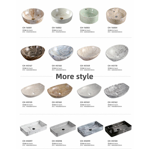 <span class=keywords><strong>Lavabo</strong></span> Moderno in Ceramica Ecologico, Elegante Lavandino da Appoggio con Installazione a Foro Singolo, Accessorio di Scarico a Leva per <span class=keywords><strong>Bagno</strong></span> - Product Image 4