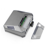 Casing Raspberry Pi 4B M.2 Solid State Drive dengan Kipas Pengontrol Suhu, Konstruksi Aluminium Alloy untuk Pembuangan Panas