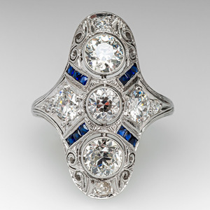 Anello da Cocktail T0767 per Donna in Argento 925 con Diamante Rotondo e Incastonatura Geometrica, Gioiello Raffinato per Fidanzamento - Product Image 5