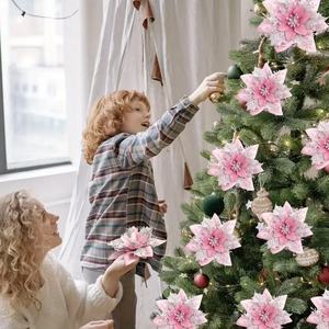 Fiori Natalizi in Stile Europeo da 14cm, Regali di Natale per Decorazioni di San Valentino e <span class=keywords><strong>Capodanno</strong></span> - Product Image 5