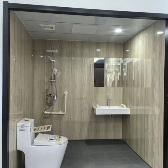 Customizable Complete Prefabricated Bathroom Solutions: Shower Rooms Modular Units Portable Bathroom with Shower Cabin