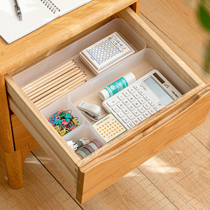 <b>Drawer</b> Organizer Box With Compartments For Makeup And Desk <b>Storage</b> - Product Image 3