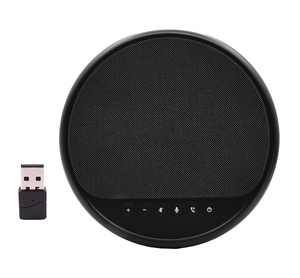 360 °   Altavoz para Conferencias con Captación de Voz, Micrófono USB y Bluetooth con Matriz de 2-4 Micrófonos para Reuniones <span class=keywords><strong>Zoom</strong></span>/<span class=keywords><strong>Teams</strong></span>, Oficina en Casa - Product Image 1