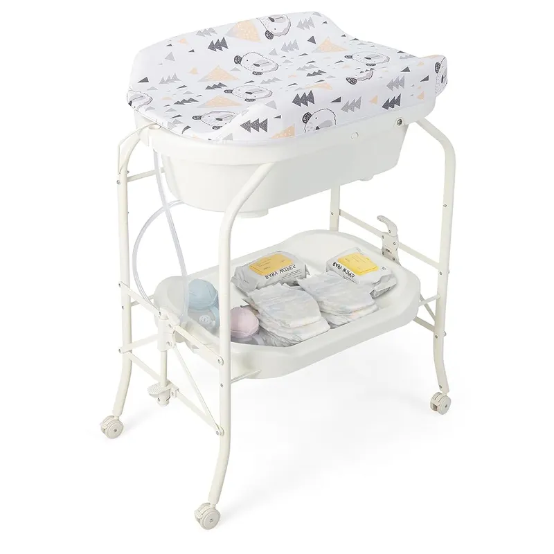 Station à langer Baignoire pour bébé avec table à langer