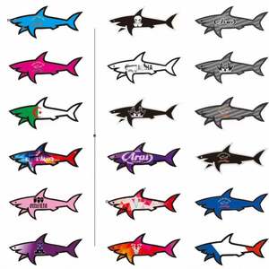 26 Pegatinas de PVC Impermeables con Impresión UV de Dibujos Animados de Paul Et Shark, Decoraciones Navideñas - Product Image 1