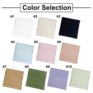 Pochettes à bijoux promotionnelles IDEA GIFT, logo personnalisé, faux daim, sacs à bijoux personnalisés, sacs de rangement anti-poussière, emballages pour bijoux - Product Image 2