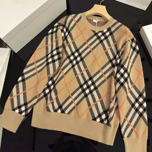 Suéter Clásico Vintage de Diseñador de Lujo para Hombre, Suéter de Lana de Manga Larga Tejido para Hombre, Suéter de Cuello Redondo para Hombre - Product Image 2