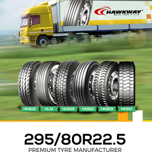 Pneu de camion HAWKWAY sans chambre à air 295 80 22.5 Chine Nouveau Radial 385 65 22.5 295 75 22.5 11r22.5 Pneu de camion et de bus - Product Image 4