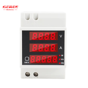 D52-2047 duy nhất giai đoạn thông minh đồng hồ điện hộ gia đình thông minh chip ac80 ~ 300V <span class=keywords><strong>AC</strong></span> Vôn kế Ampe kế 6 trong <span class=keywords><strong>1</strong></span> Din Rail Hour Meter - Product Image 1