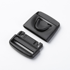 Hebilla de Liberación Lateral de Plástico de 38 mm, Negra, Duradera, para Correas de Bolsa, Accesorio Ajustable - Product Image 3