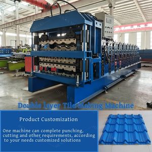 Ibr 금속 루핑 시트 롤 성형 기계 골판지 지붕 타일 아연 시트 기계 만들기 - Product Image 4