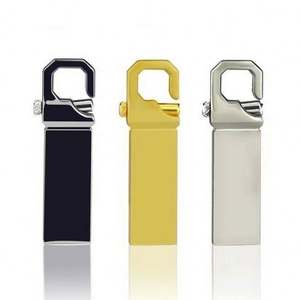 Clé USB 3.0 portable personnalisée avec logo et couleurs, étanche, haute vitesse, en métal, impression sérigraphique, 128 Go, avec porte-clés - Product Image 4