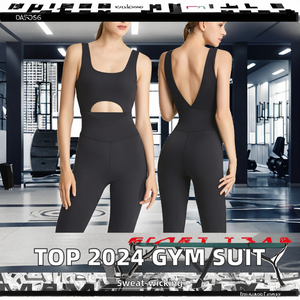 Edoor Wears - Mono Deportivo para Mujer, Nuevo Modelo 2024, Logotipo Personalizado, Transpirable, Absorbente de Sudor, Spandex/Nailon, Sin Mangas, Cuello Redondo - Product Image 2