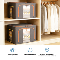 Sac de rangement pour couvertures avec fenêtre transparente, organisateur de placard pliable pour la literie et les vêtements
