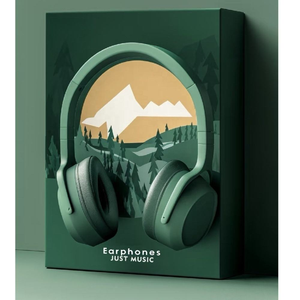 Caja de regalo rígida con tapa y base, caja de cartón duro, caja para embalaje de electrónicos, caja para auriculares, impresión personalizada - Product Image 5
