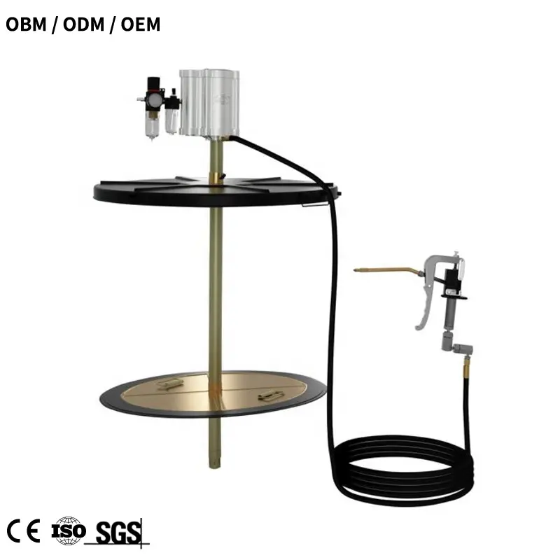 Fettpumpen-Kit luftbetriebene Hochdruck-Schmierfette Öl-Injektor-Eimerpumpe pneumatische Pumpe Fettspender-Kit