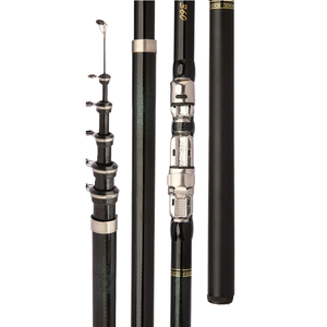 Canne à pêche en verre télescopique solide et durable de 2.7m à 4.5m, canne à pêche souple pour gros poissons, mer, rivière d'eau douce - Product Image 1