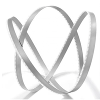 Lame de scie à ruban industrielle EJ Brand en stéellite, soudée haute fréquence, à pointes en carbure, pour bois blanc, personnalisable OEM, horizontale, garantie 1 an