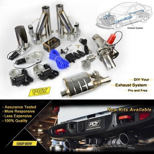 วาล์วควบคุมไอเสียชุดคู่พร้อมรีโมทคอนโทรลสำหรับท่อขนาด2.5 "63มม./3" 76มม. 2ชุด PQY-ECV22/23 - Product Image 6