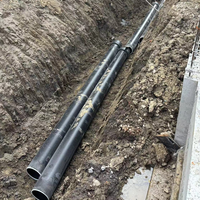 Tuyau SRTP en polyéthylène HDPE renforcé avec armature en treillis métallique en acier de qualité alimentaire DN710-800mm 23.0-33.5mm pour terres salino-alcalines
