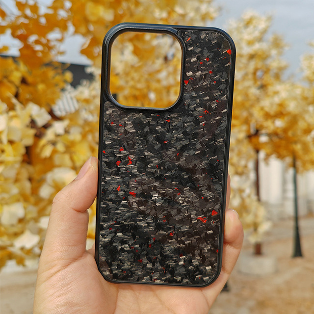 Real Carbon Fiber Slim Dry Hard Pc Phone Cover Carbon Fiber Phone Case for Iphone17 16 15 14 13 12 Pro Max