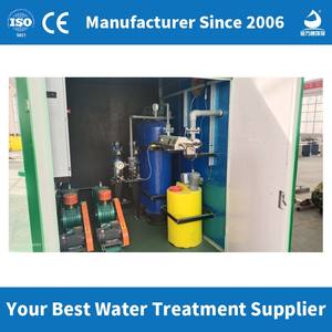 Planta de pantalla de tratamiento de aguas residuales generador de burbujas nano-50 KLD planta de tratamiento de aguas residuales industrial/doméstica pequeña - Product Image 5