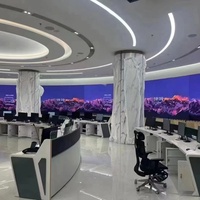 Bureaux de contrôle ergonomiques pour configuration transfrontalière, bureaux de studio de diffusion, consoles pour salles de surveillance hospitalière