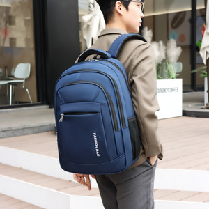 Fashion Bag Laptop <b>Backpack</b> 16 Inch Lightweight Unisex Business Travel Solid Color Multi <b>Compartment</b> Design - Product Image 2