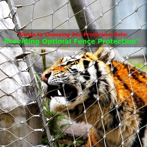 Welded Bird Netting Diamond Diamond Flexible Stainless Steel Cable Rope Mesh Net Green Wall Animal Metal Wire for Zoo Plain - Product Image 3