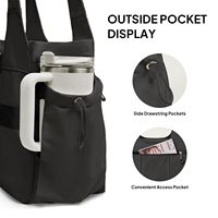 2 ensembles de sacs fourre-tout pour femmes, pour la gym et le yoga, avec fermeture à glissière et porte-bouteille d'eau |   Sac de sport Pilates 25L pour voyage et sport