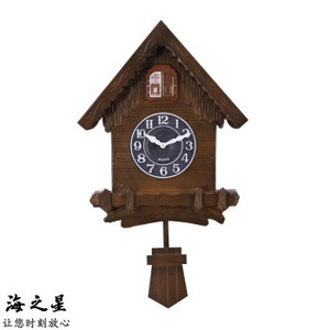 European Style Cuckoo <b>Wall</b> <b>Clock</b> House Shaped Battery Powered For Children <b>Bedroom</b> Living Room - Product Image 2