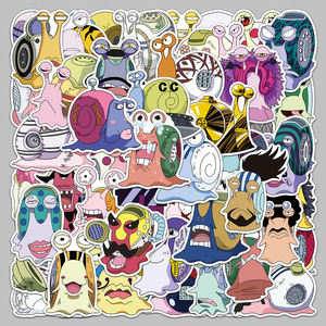 50 Pegatinas Divertidas de Vinilo HD con Diseño de Dibujos Animados de <span class=keywords><strong>Den</strong></span> <span class=keywords><strong>Den</strong></span> Mushi para Cajas de Almacenamiento - Product Image 5