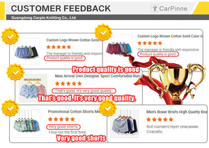 Boxer long personnalisé confortable uni 100% coton sous-vêtements pour hommes Boxer pour hommes - Product Image 5