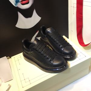 Baskets basses à semelles épaisses les plus vendues du printemps avec empeigne en cuir véritable, amorti et semelle extérieure en caoutchouc - Chaussures décontractées de créateur - Product Image 4