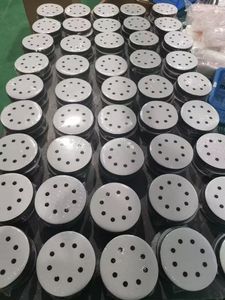 Tamponi Abrasivi in Spugna Morbida Pexmientas da 5 Pollici con 15 Fori, con Velcro per Lucidatura e Levigatura - Product Image 3