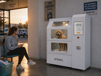 Station de toilettage et de lavage automatique pour chiens, commerciale, extérieure, à monnayeur, résistante aux intempéries, en libre-service