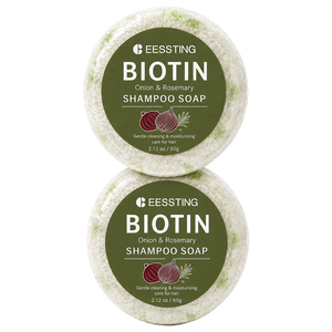 Produits Phares : Savon Solide Artisanal pour le Cuir Chevelu Anti-Chute, Hydratant, à la Biotine, Rafraîchissant, à l'Oignon, au Biotine et au Romarin - Product Image 5