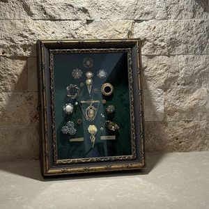 Boîte de présentation <span class=keywords><strong>rustique</strong></span> en bois pour souvenirs de mariage, cadre vintage pour épingles, fleurs DIY, bibelots, cadeau fête des Mères - Product Image 4