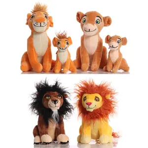 Ramah lingkungan The Lion King Simba lucu lembut anak-anak mainan mewah muda Simba boneka binatang anak-anak bantal boneka lembut