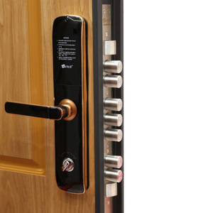 Châu Âu cao cấp gỗ Matte an ninh tốt nhất bán thép cửa an ninh cửa chính - Product Image 4