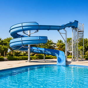 Toboggan de natation adultes en fibre de verre toboggan aquatique Aqua Park équipement de <span class=keywords><strong>jeu</strong></span> aquatique en fibre de verre parc aquatique intérieur pour enfants - Product Image 5