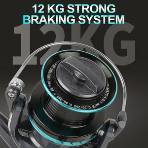 Carrete giratorio con mango intercambiable Luya, carrete de <span class=keywords><strong>pesca</strong></span>, serie 1000-7000, caña de pescar en el mar, río, curricán, alta velocidad, engranaje 5,2: 1 - Product Image 4