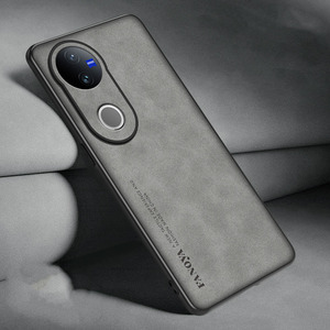 เคสสำหรับ VIVO Y400ปกป้องเลนส์ lambskin กรอบหนัง coque สำหรับ VIVO <span class=keywords><strong>Y100</strong></span> V50 V40 lambskin funda กันกระแทก - Product Image 4