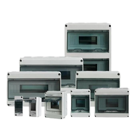 Boîtier de distribution d'énergie combiné avec disjoncteur principal MCB Mingguan HT-8way IP67 étanche 400V 30A/16A, 6 prises pour